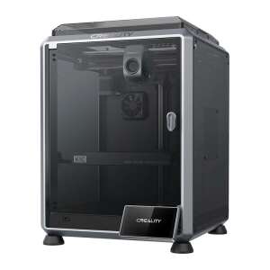 Creality K1C 3D printer, black and gray, front view - Creality