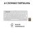 Logitech Pebble Keys 2 K380S Wireless Keyboard (White) - English (US) 95050950