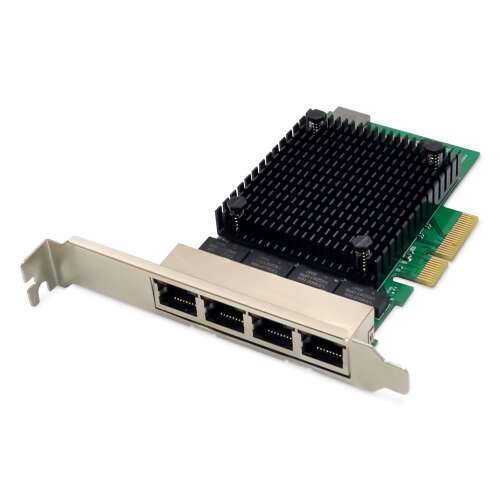 Digitus DN-10136 Quad-Port 2.5G Netzwerkadapterkarte, PCIe, 4x RJ-45