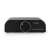 Nedis 4-way audio switch, black, front view