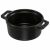 Innenansicht Staub Mini Cocotte 10cm Schwarzer Gusseisen Topf