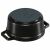 Unteransicht Staub 10cm Mini Cocotte Schwarzes Gusseisen Kochgeschirr