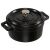 Staub Mini Cocotte 10cm Schwarzer Gusseisen Schmortopf