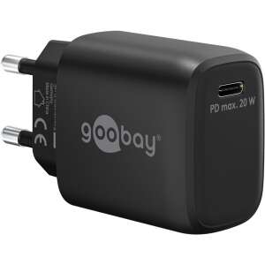 Goobay 65405 USB-C GaN Netzteil, schwarz, 20W - Netzwerkadapter
