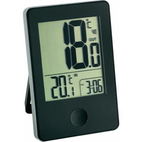 Nahaufnahme des Displays des digitalen Thermometers TFA 30.3051.01