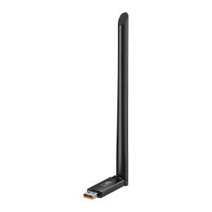 Baseus FastJoy 650 Mbps безжичен USB адаптер, черен, с антена - Wi-Fi рутер, адаптер