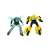 Zestaw figurek akcji Hasbro Transformers EarthSpark Cyber-Combiner Bumblebee i Mo Malto, z Bumblebee w trybie robota i Mo Malto w Cyber-kostiumie