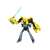 Figurkę akcji Hasbro Transformers EarthSpark Cyber-Combiner Bumblebee w trybie robota, trzymająca Cyber-miecz