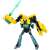 Figurkę akcji Hasbro Transformers EarthSpark Cyber-Combiner Bumblebee w trybie robota, trzymająca Cyber-miecz