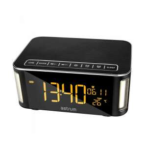 Astrum ST250 Bluetooth hangszóró ébresztőórával, FM rádióval, micro SD olvasóval, AUX bemenettel, 10W - Astrum