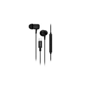 Astrum EB510 type-C vezetékes fülhallgató mikrofonnal, fekete - Astrum