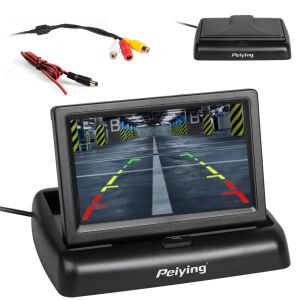 Peiying 4,3 Zoll Auto Monitor mit Rückfahrkamera-Anzeige - Foto, Video & Optik