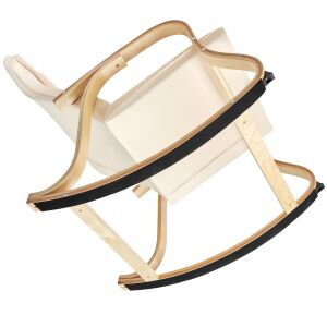 TecTake Roca hintaszék nyírfából 150kg