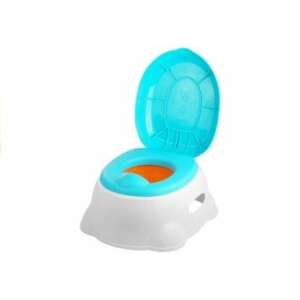 LeanToys 3-in-1 Multifunctional Potty Trainer for Toddlers, Blue and White - Babies & Toddler