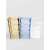 5-Tier Plastic Shelf Unit, Beige, Blue, and White, 88 x 41 x 29 cm