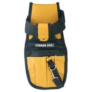 Strend Pro tool belt with multiple pockets and a belt loop, yellow and black - Toolbox and Bag