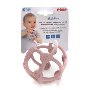 Reer Bite&Play Fogzássegítő Labda - Szilikon - Rózsaszín