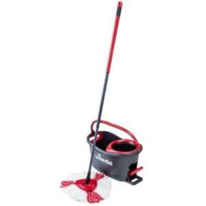 Vileda EasyWring Turbo Spin Mop and Bucket Set, with pedal and wringer, mop and handle - Felmosó