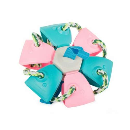 Frisbee/minge kutyajáték, Mercaton, műanyag, rózsaszín és kék