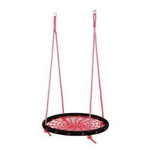 Red spider web swing, Leq Arachne, 95 cm diameter, max 70 kg weight capacity - Outdoor Swing