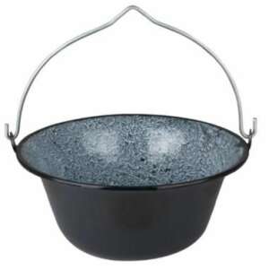 30 literes fekete zománcozott üst fogantyúval - Bor & Pálinka főzés