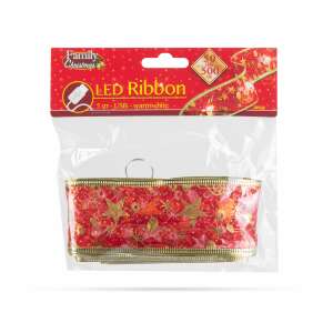 Family Christmas LED szalag, 5 méter hosszú, meleg fehér, USB-ről működik - Nonbrand Fényfüzér