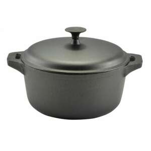 Perfect Home 8L Cast Iron Pot with Lid - Cast Iron Cookware