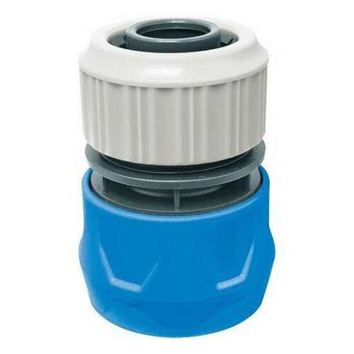 Aquacraft 1 inch quick connector, blue and grey, for garden hoses