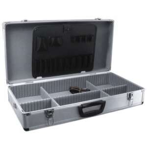 Dedra aluminum tool box with organizer, 64x32x15 cm - Tool & Part Organizer