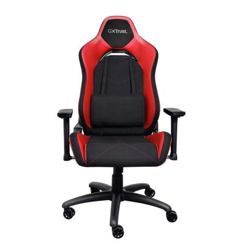 SmileGAME Xtreme Gamer chair with footrest #black-red