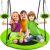 Malatec Green and Black Nest Swing with Children Playing