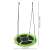 Green and black nest swing with dimensions shown, 120 cm wide and 170 cm high