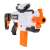 White Fast Pioneer toy gun with scope and orange magazine