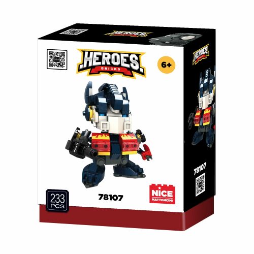 Nice Group Heroes Bricks Robot Fővezér Építőjáték - 210 db 148637326 - Nice