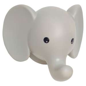 Jabadabado Elephant Wall Lamp, Pastel Grey, Night Light for Kids Room - Lamp & Lighting