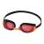 Bestway 21005 red swimming goggles for kids, black strap, UV protection, side view
