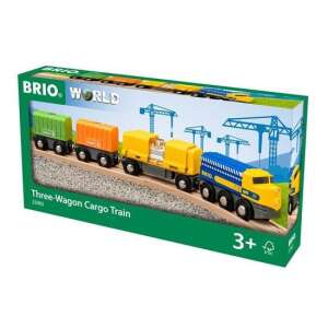 Brio 33982 3 vagonos szállító vonat 95327406 Vonat, vasúti elem, autópálya - 10 000,00 Ft - 15 000,00 Ft
