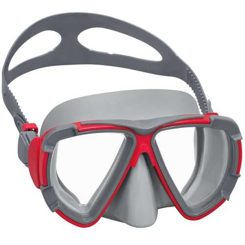 Bestway red diving mask 22052, angled view