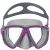 Front view of Bestway purple diving mask