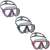 Multiple Bestway diving masks in different colors