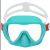 Front view of Bestway turquoise swimming mask for kids