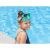 Girl wearing turquoise Bestway swimming mask by the pool