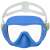 Bestway blue diving mask with white strap and green accents