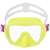 Bestway yellow diving mask with pink details