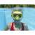 Child wearing Bestway yellow diving mask in a pool