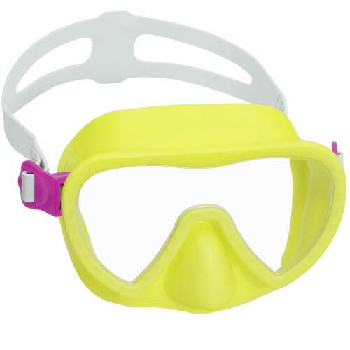 Bestway yellow diving mask with pink details
