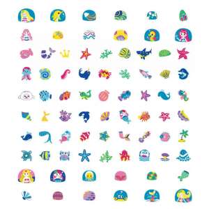 Avenir Óceán Körömmatrica Szett - 78 db