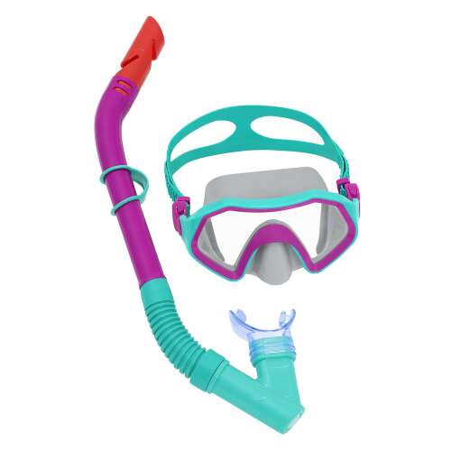 Bestway 24025 Diving Set with Mask and Snorkel, Lila and Turquoise
