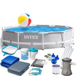 Intex 305 x 76 cm-es fémvázas medence szett tartozékokkal - Intex
