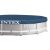 Intex Pool mit installierter Abdeckung, 366 cm runder Frame Pool